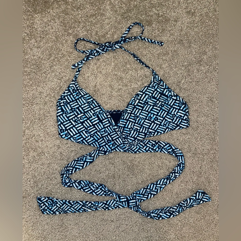 AERIE wrap swim top